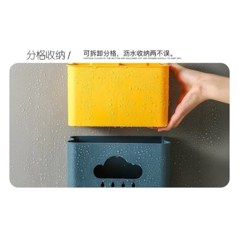 Wall-Mounted Kitchen Organizer Rack with‎ Hooks – Utensil Holder, Knife Storage,
